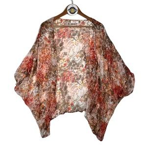 Icing Sheer Pink Floral Kimono